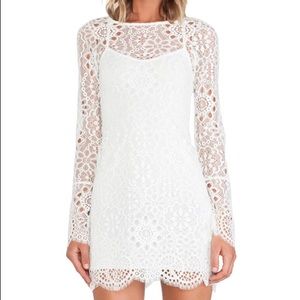 For Love and Lemons lovebird lace dress NWOT